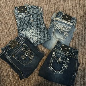 Bundle of Miss Me shorts/capris